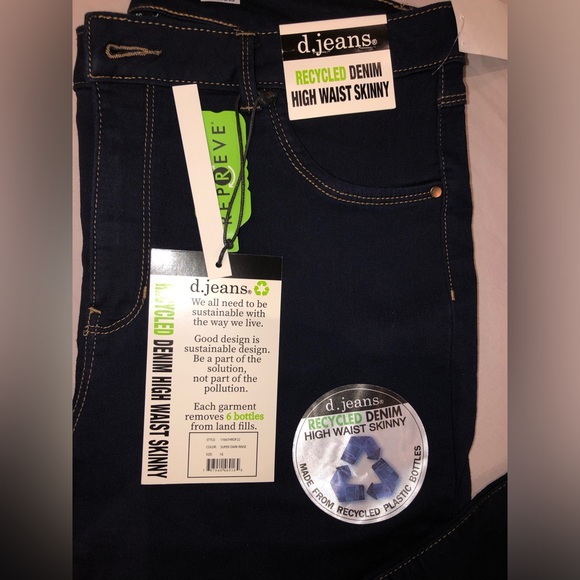 D.Jeans | High Waist Skinny Jeans; Size β16β - Picture 4 of 13